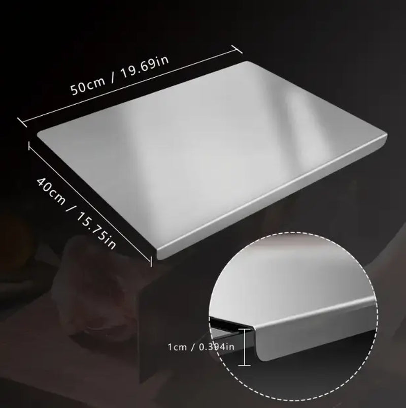 Stainless Steel Chopping Board, Non-Slip Kitchen Chopping Board, Kitchen Cutting Board, Kitchen Accessories, Household Kitchen Gadgets #4Th of July Accessories,Home Essentials